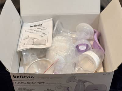 Believia 2 in 1 Electric + Manual Breast Pump (NEW)