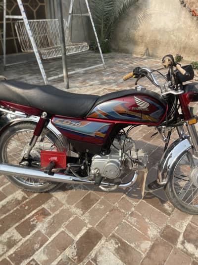 Honda CD 70 | 2026 Model | Brand like New | Red color
