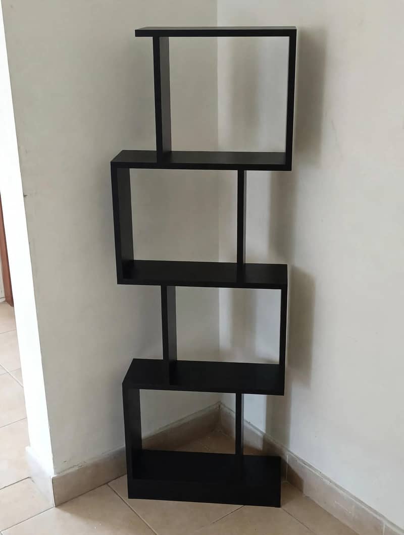Corner Shelf Rack S Shape Black Like New 10/10 (5) Portion Sale 1