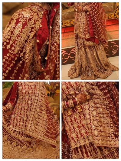 mehron bridal sharara XL 1 time used