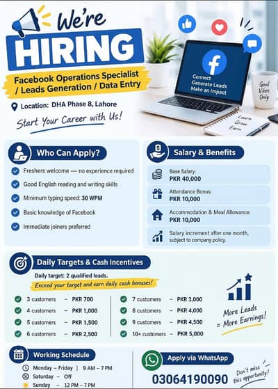 Facebook Operations Specialist (Facebook Developers)