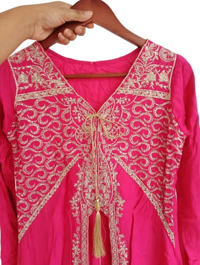 party wear pink elegant dress