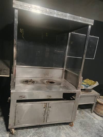 Biryani display counter