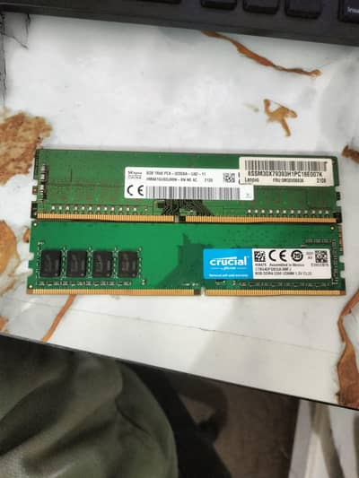 DDR4 3200MHz And SSD 512gb Samsung 870 Evo 500GB