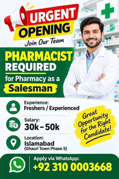 pharmacist as a salesman
