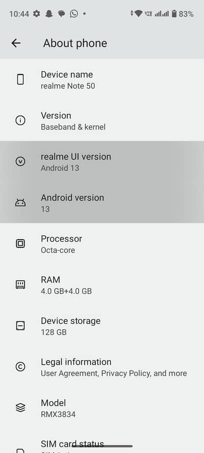 Realme Note 50