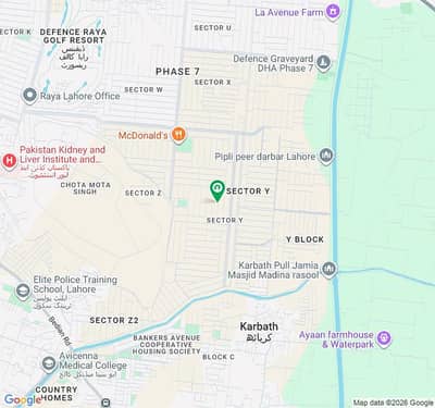 Reasonably-Priced Prime Location 60 Marla Residential Plot In DHA Phase 7 - Block Y, Lahore Is Available As Of Now