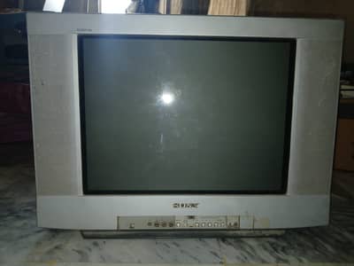 Sony Trinitron 21 Inch CRT TV - with Speakers & Cab