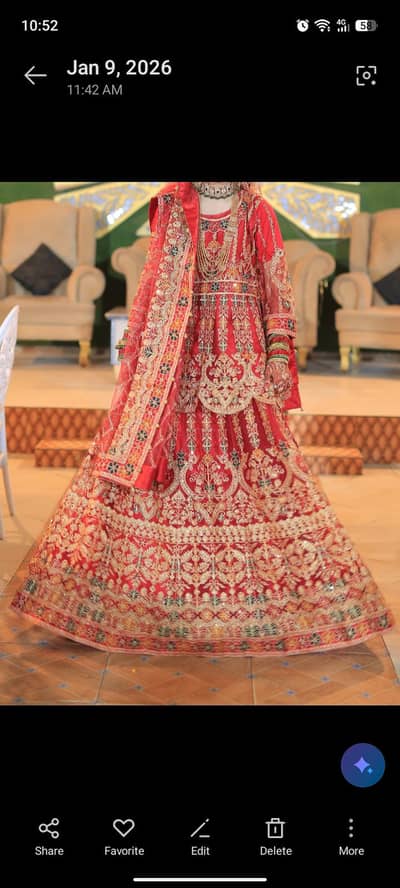 bridal dress. . . Heavy Embroidery. . . weeding dress. .