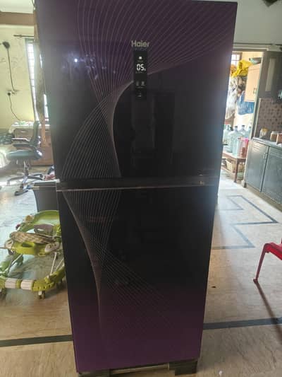 Haier refrigerator genuine condition purple