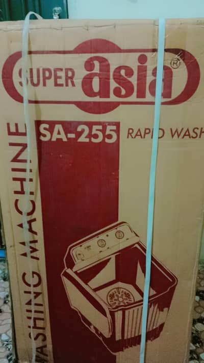 super Asia washing machine new fresh box pack