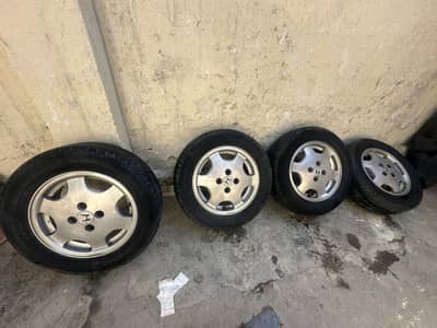 Rims with tyres