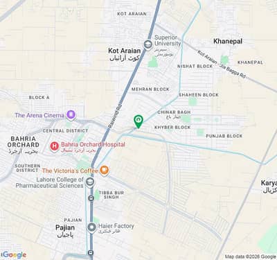 8 Marla Spacious Residential Plot Available In Bahria Orchard Phase 3 For sale