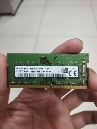 DDR4 ram 8gb Hynix +NVME SSD Card 256 GB SanDisk