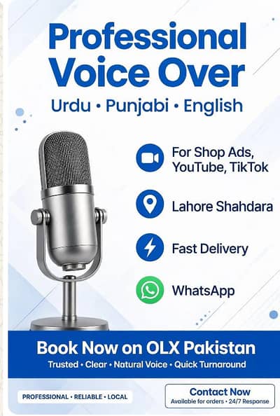 voice service ads Lahore
