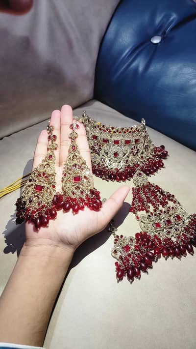 Heavy bridal jewellery set