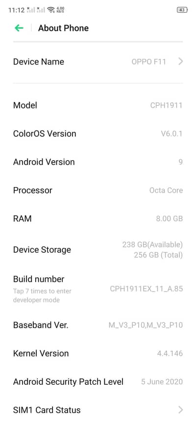 OPPO F11