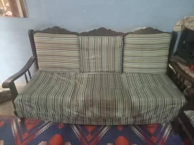 Wooden Sofa Set