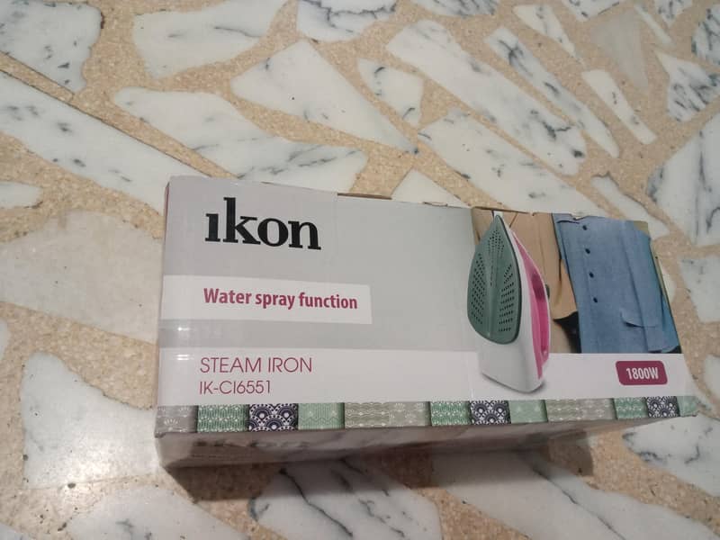 iKon water spray function 0