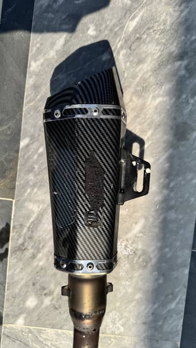 Akrapovic exaust bend pipe and ybr modification parts