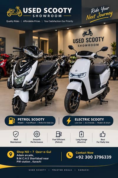 Evee Gen-Z Electric Scooty – Stylish Design, Excellent Condition