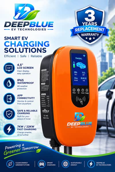 7kw,gbt connector 7m cable ip65 waterproof wifi bloothooth mobile app.