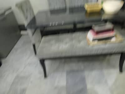 dinning table with sofa chairs
