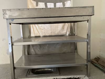 Steel counter for sale 10/9