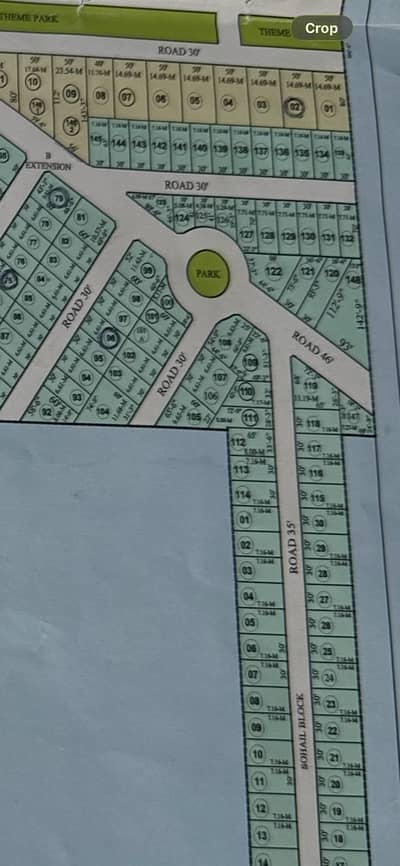 9 Marla Residential Plot for Sale in Zee Garden | Plot No. 120