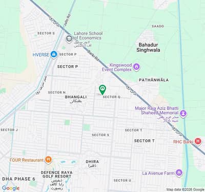 Plot No-653 Block Q - 1 Kanal Plot On Top Location of Phase 7 DHA Lahore For Urgent Sale