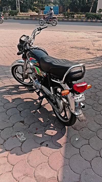 2021 model Honda 70cc aloy rim condition new 03014682705