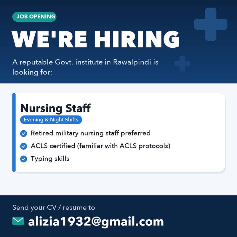 Nursing Assistant required 0