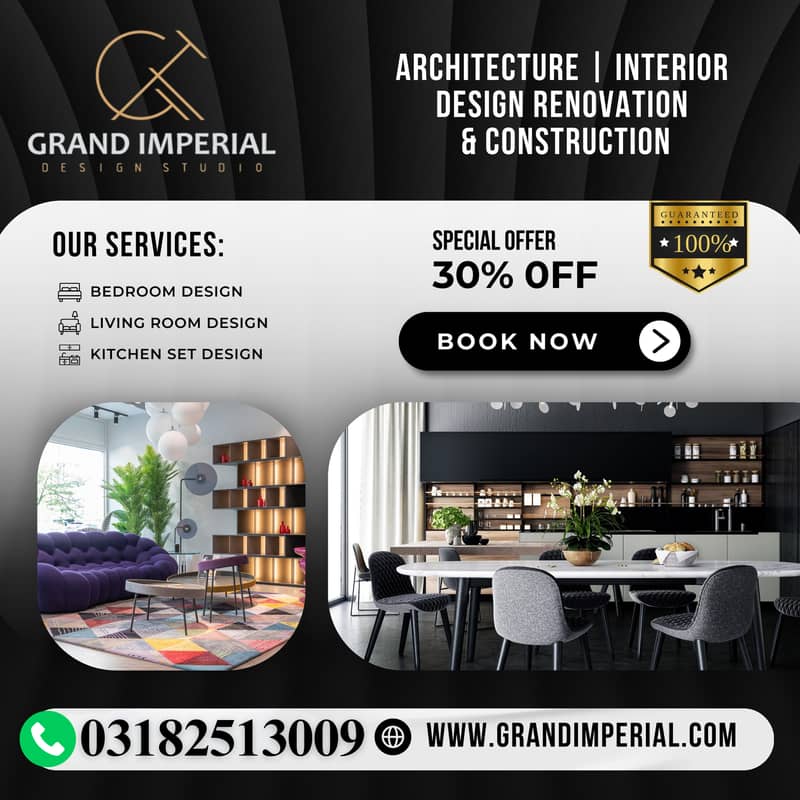 False ceiling/Wall panels/Fancy Mirror/Wall Papers/3D design/Flooring 1