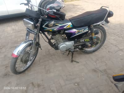 homda125 all Punjab nmnr 2020 model with biomatic