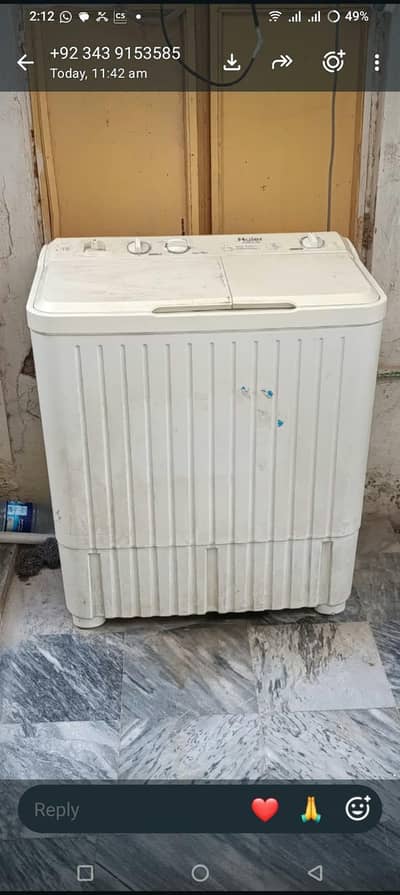 washing machine for sale. dryer not working