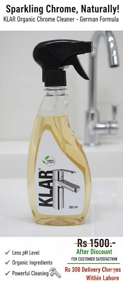 KLAR ORGANIC Home CLEANER – THE POWERFUL, GERMAN-FORMULA SOLUTION!