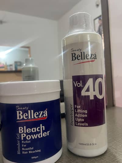 belleza bleach with 40 volume