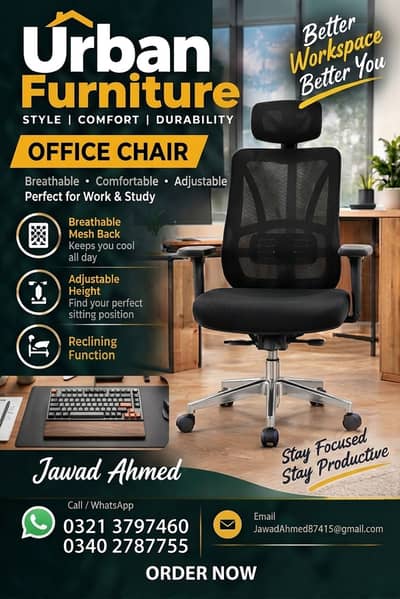 Gaming chair/Executive Chair/Imported Office Chair/Restaurants chairs