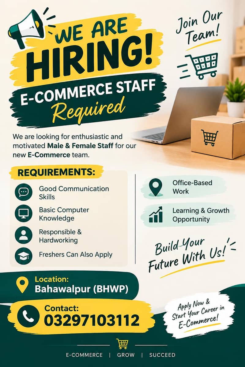 male/female staff required 0