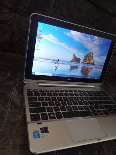 touch and types laptop