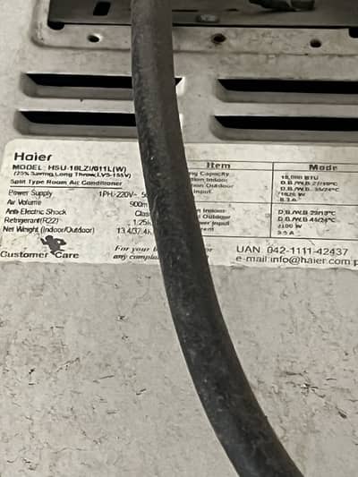 Haier 1.5 Ton AC with powerful cooling and good condition