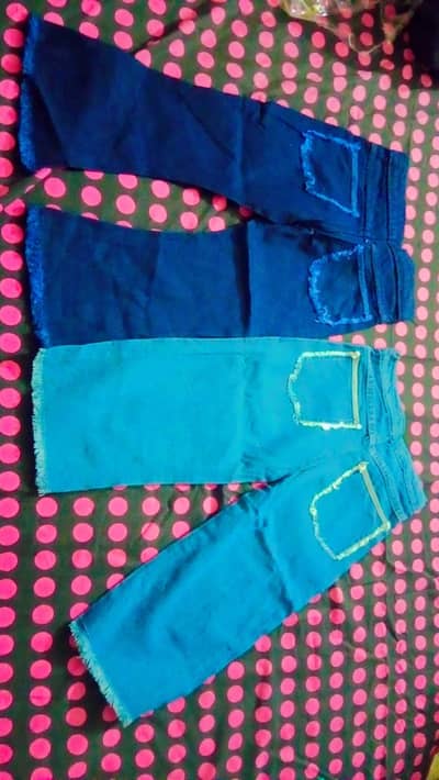 18 to 22 size baby jeans pents denim fabric