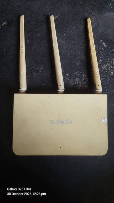 TENDA MODEM WITH ADAPTOR AND CONNECTING CABLE