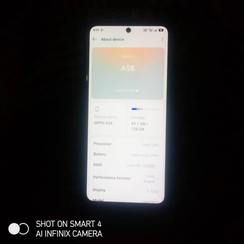 OPPO A58 9
