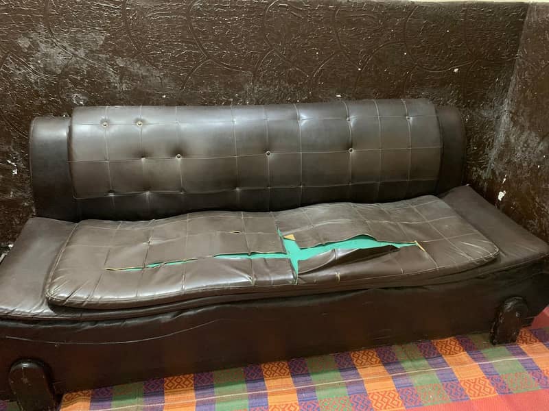 brown leather sofay 1