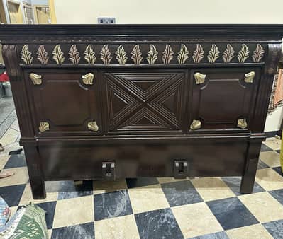Double Bed Normal Size with side Tables