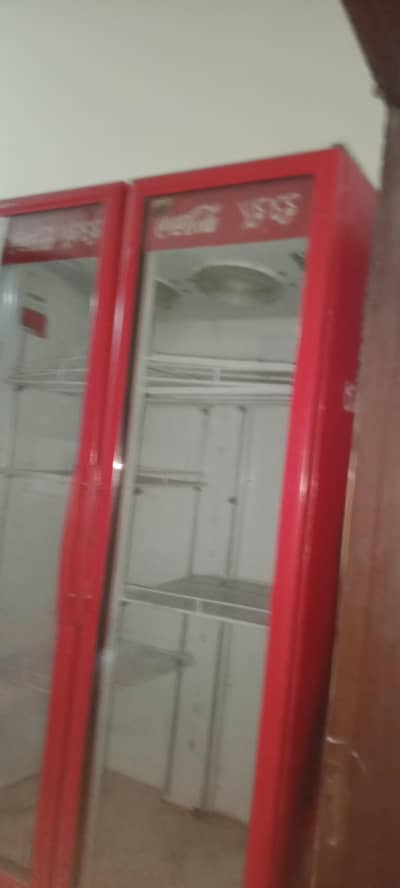 double door pepsi freezer