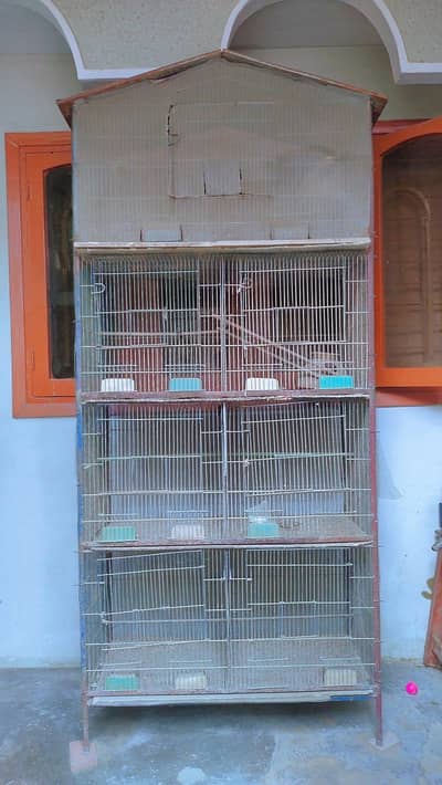 7 Portion Large Bird Cage for Sale | Breeding Cage
