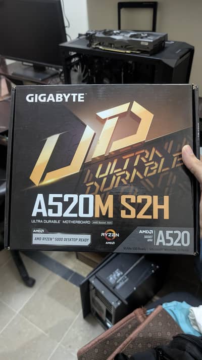 A520 S2h motherboard + Ryzen 5 4500 with cooler