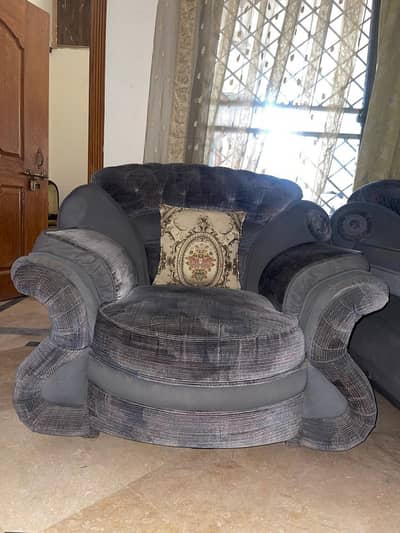 molly foam sofa set